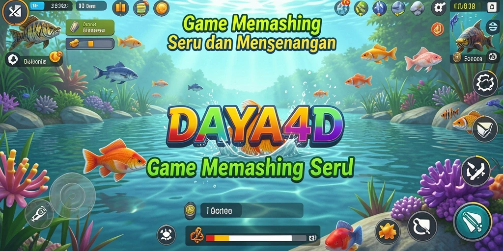 Tangkapan ikan yang seru dalam gameplay DAYA4D.