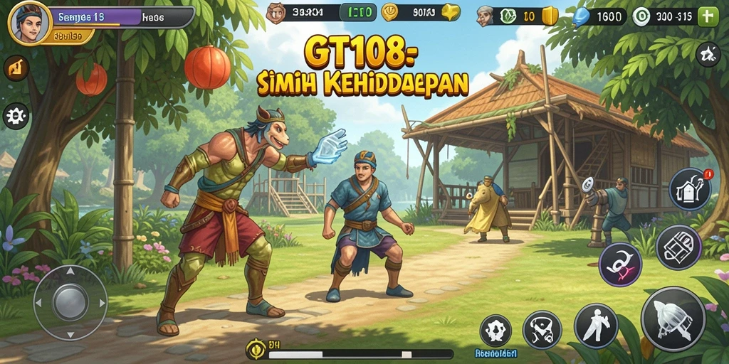 Screenshot utama GT108 menunjukkan gameplay Simulation yang menarik dan mendalam.