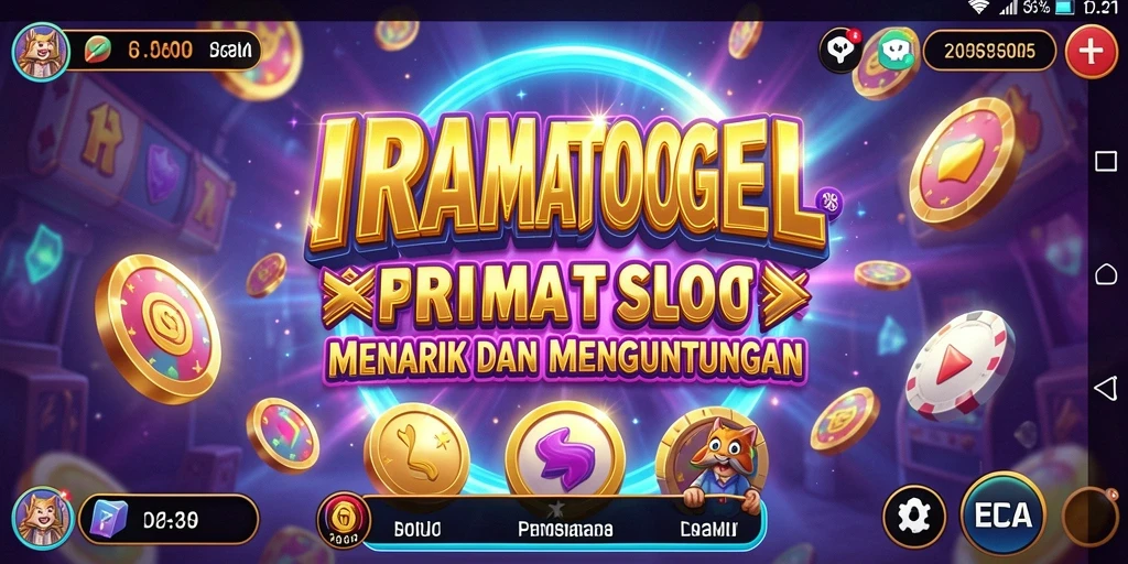 Tampilan gameplay slot yang menarik dan interaktif di IRAMATOGEL.