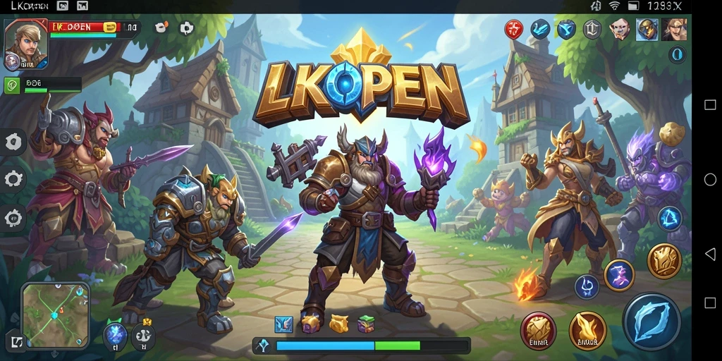Tampilan menarik dari gameplay RPG LKOPEN yang mengasyikkan.