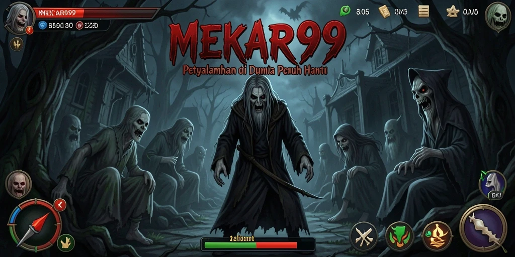 Gameplay mengerikan dengan hantu dan kejutan tak terduga.