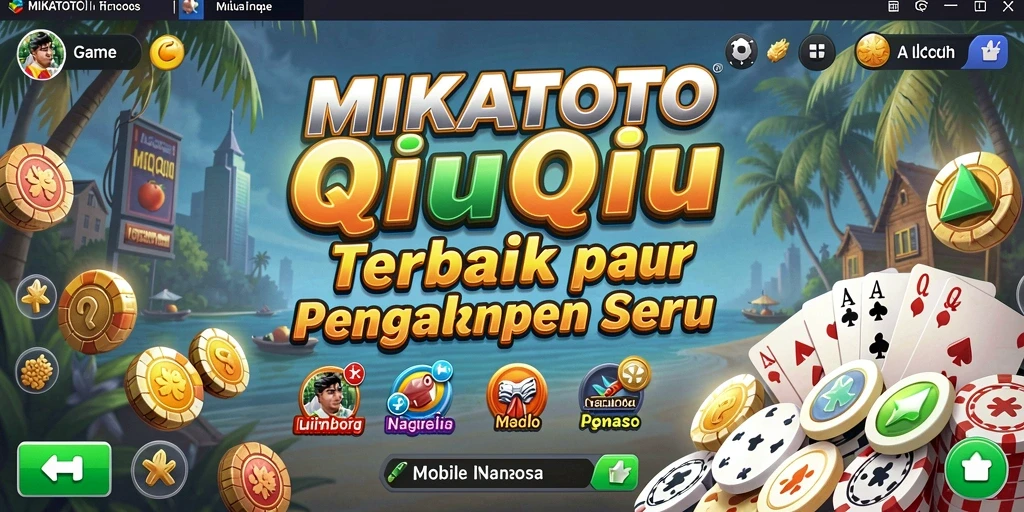 Gameplay seru QiuQiu dalam MIKATOTO yang memikat.