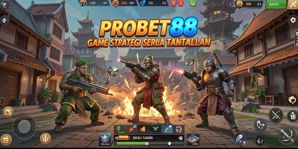 Screenshot PROBET88 menampilkan aksi strategis yang mendebarkan.