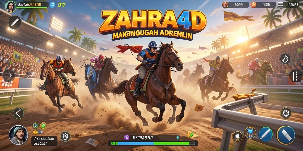 Gameplay balapan seru di ZAHRA4D dengan grafis menakjubkan